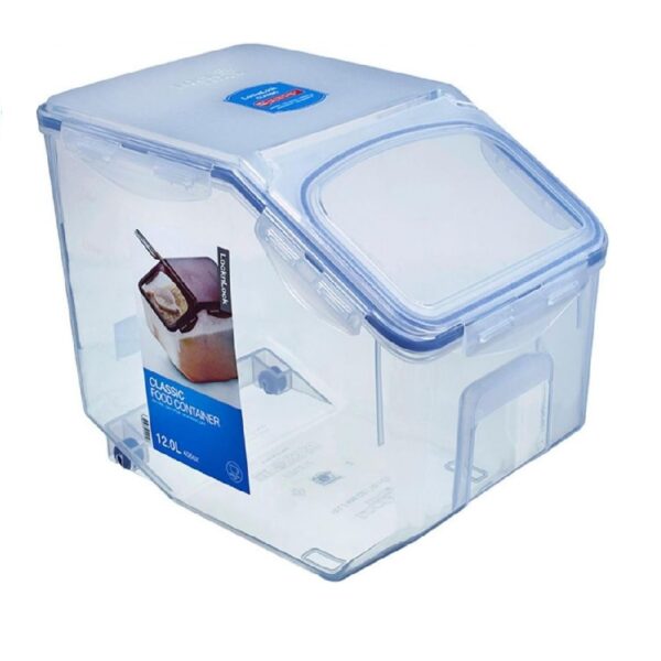 PP Classic Küchen Caddy mit Klappdeckel | Vorratsdose Schüttdose | Aufbewahrungsbox für Lebensmittel